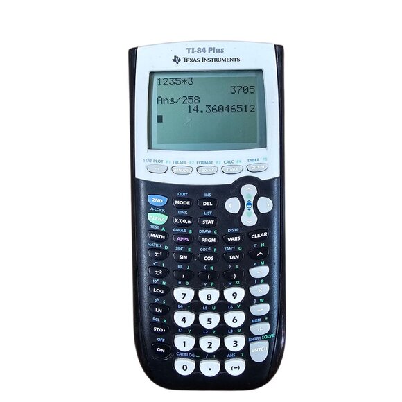 Texas Instruments TI-84 Plus Graphing Calculator Cover TESTED WORKS - Picture 1 of 12